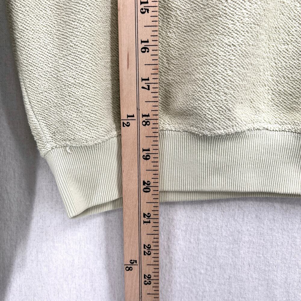 MADHAPPY Rainbow Cropped Crewneck  Sweatshirt Womens Small Pale Green Pullover - Picture 15 of 15